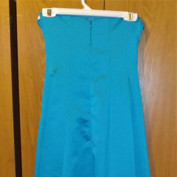 Vintage Beautiful De-Laru Bright Blue Prom/Formal Dress from 2000 - Size 3/4 - Picture 6 of 12